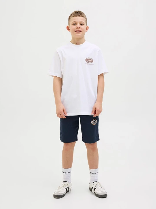 Zdjęcie produktu JACK & JONES Junior Szorty dresowe w kolorze granatowym rozmiar: 128