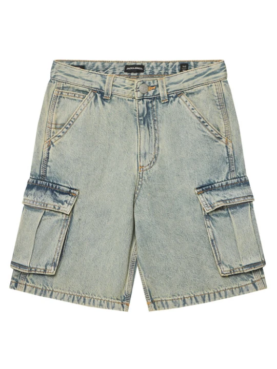 Zdjęcie produktu Jack & Jones Junior Szorty jeansowe Alex 12278977 Niebieski Baggy Fit