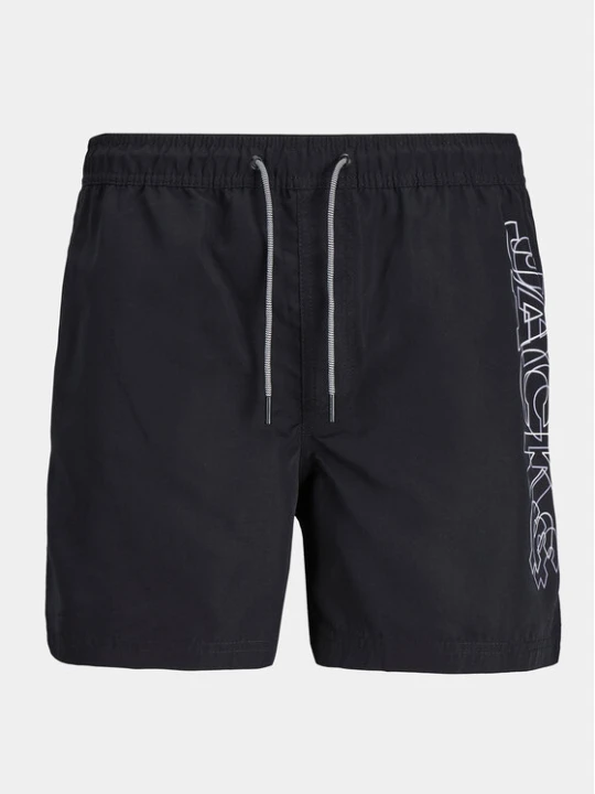 Zdjęcie produktu Jack & Jones Junior Szorty kąpielowe Fiji 12253748 Czarny Regular Fit