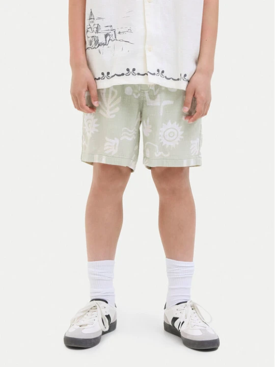 Zdjęcie produktu Jack & Jones Junior Szorty materiałowe 12277599 Zielony Relaxed Fit