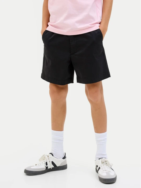 Zdjęcie produktu Jack & Jones Junior Szorty materiałowe Jaiden 12275013 Czarny Loose Fit