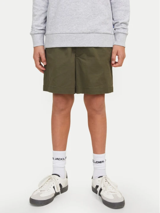 Zdjęcie produktu Jack & Jones Junior Szorty materiałowe Jaiden 12275013 Zielony Loose Fit