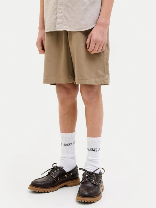 Zdjęcie produktu Jack & Jones Junior Szorty materiałowe Tony 12268938 Brązowy Relaxed Fit