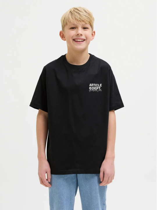 Zdjęcie produktu Jack & Jones Junior T-Shirt Dynamic Dust 12274677 Czarny Loose Fit