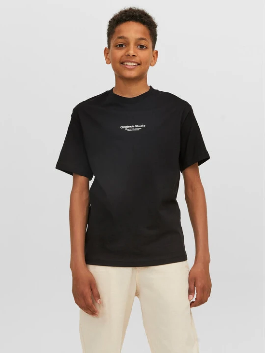 Zdjęcie produktu Jack & Jones Junior T-Shirt Vesterbro 12242827 Czarny Loose Fit