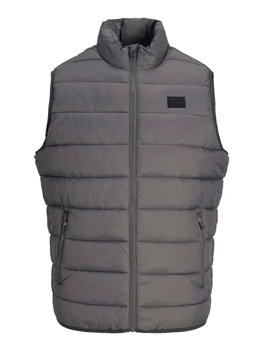 Zdjęcie produktu Jack & Jones Kamizelka pikowana w kolorze szarym rozmiar: S