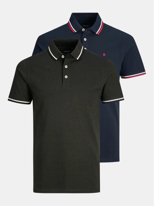 Zdjęcie produktu Jack & Jones Komplet koszulek polo Paulos 12191216 Kolorowy Slim Fit