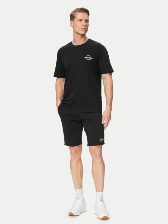 Zdjęcie produktu Jack & Jones Komplet t-shirt i spodenki Brandon 12298184 Czarny Regular Fit