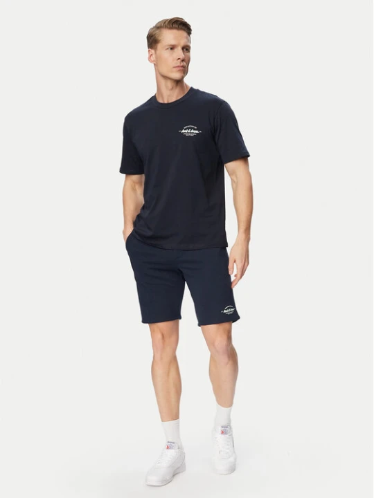 Zdjęcie produktu Jack & Jones Komplet t-shirt i spodenki Brandon 12298184 Granatowy Regular Fit