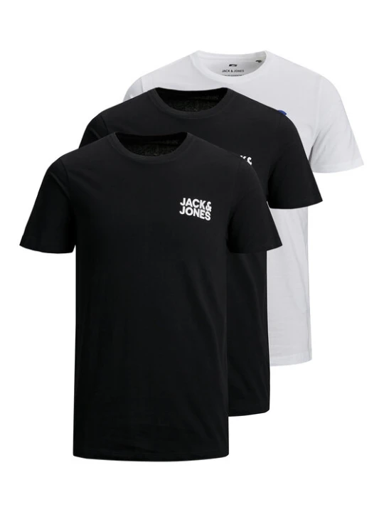 Zdjęcie produktu Jack & Jones Komplet t-shirtów Corp Logo 12191762 Czarny Slim Fit