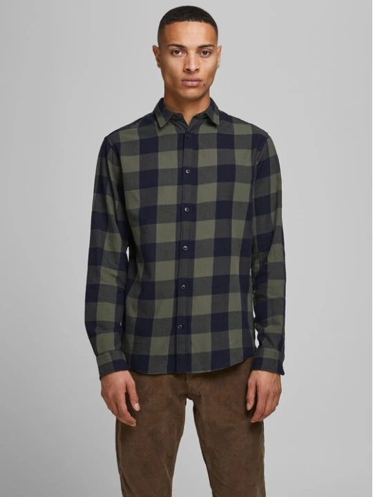 Zdjęcie produktu Jack & Jones Koszula 12181602 Zielony Slim Fit