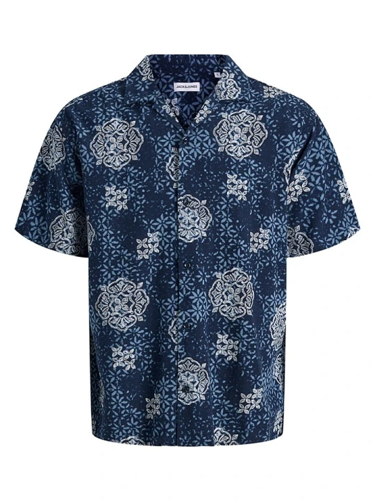 Zdjęcie produktu Jack & Jones Koszula "Alfredo" - Loose fit - w kolorze granatowym rozmiar: M