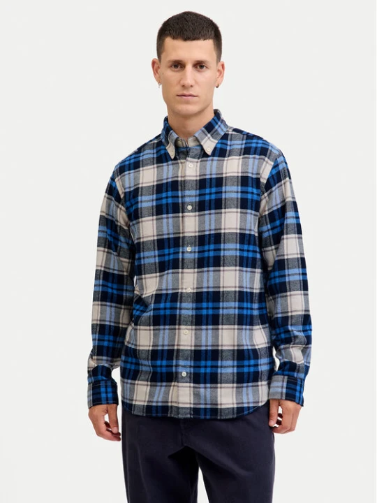 Zdjęcie produktu Jack & Jones Koszula Blubarkley 12286224 Granatowy Regular Fit