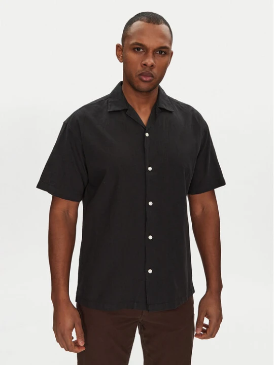 Zdjęcie produktu Jack & Jones Koszula Breeze Resort 12268967 Czarny Relaxed Fit