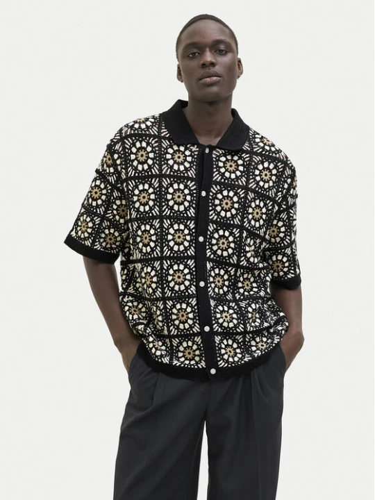 Zdjęcie produktu Jack & Jones Koszula Cartagena 12278724 Czarny Loose Fit