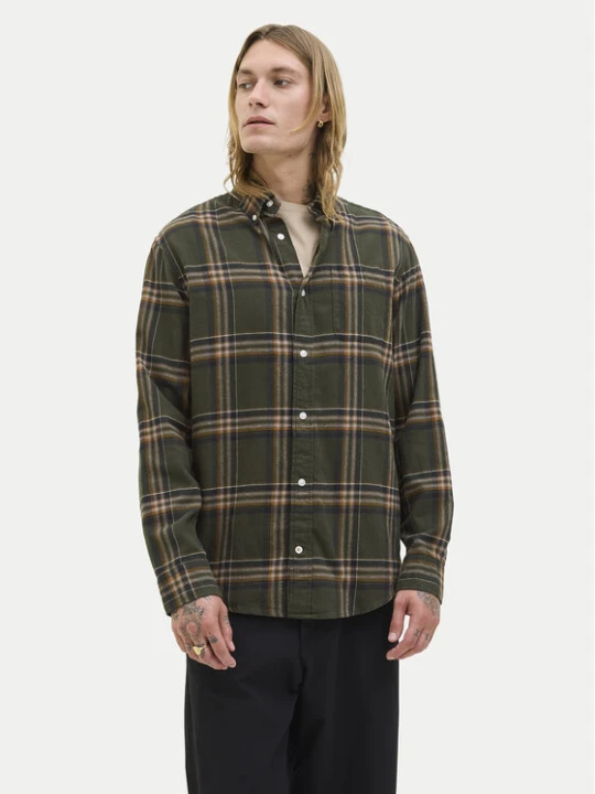 Zdjęcie produktu Jack & Jones Koszula Classic Flannel 12278406 Zielony Regular Fit