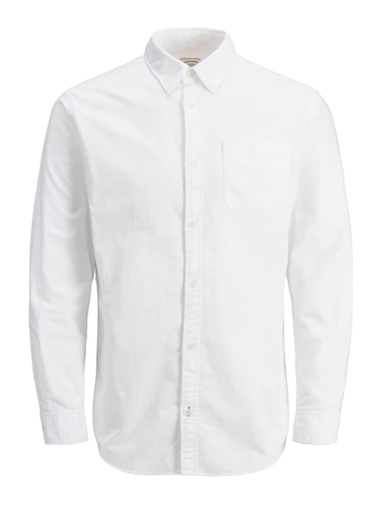 Zdjęcie produktu Jack & Jones Koszula "Classic" - Slim fit - w kolorze białym rozmiar: L
