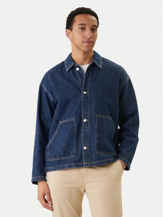 Zdjęcie produktu Jack & Jones Koszula jeansowa Cambridge 12293585 Granatowy Oversize