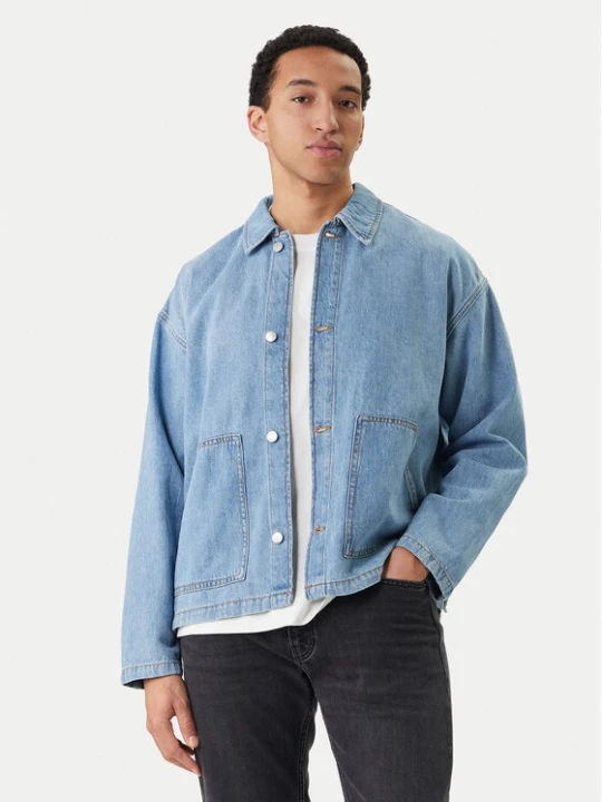Zdjęcie produktu Jack & Jones Koszula jeansowa Cambridge 12293585 Niebieski Oversize