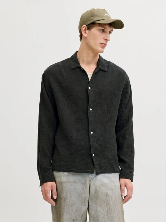 Zdjęcie produktu Jack & Jones Koszula Nantucket 12291804 Czarny Relaxed Fit