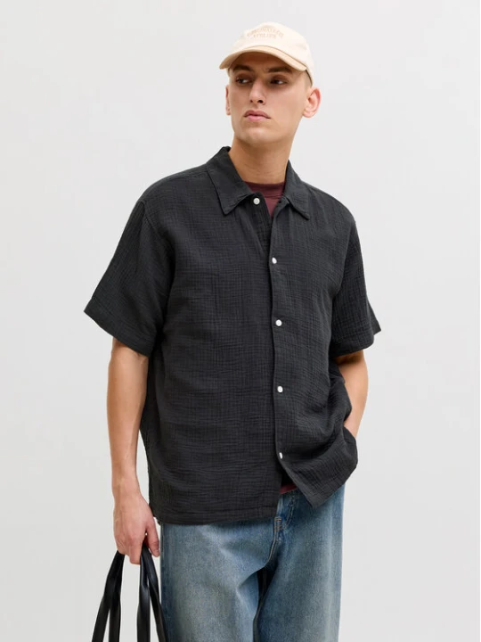 Zdjęcie produktu Jack & Jones Koszula Nantucket Double 12291812 Czarny Regular Fit