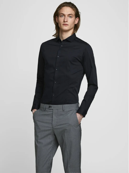 Zdjęcie produktu Jack & Jones Koszula Parma 12097662 Czarny Super Slim Fit