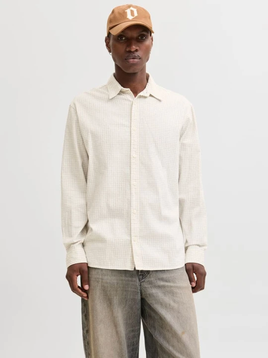Zdjęcie produktu Jack & Jones Koszula - Regular fit - w kolorze beżowym rozmiar: XXL