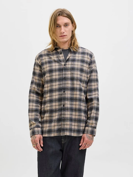 Zdjęcie produktu Jack & Jones Koszula - Regular fit - w kolorze beżowym rozmiar: XL