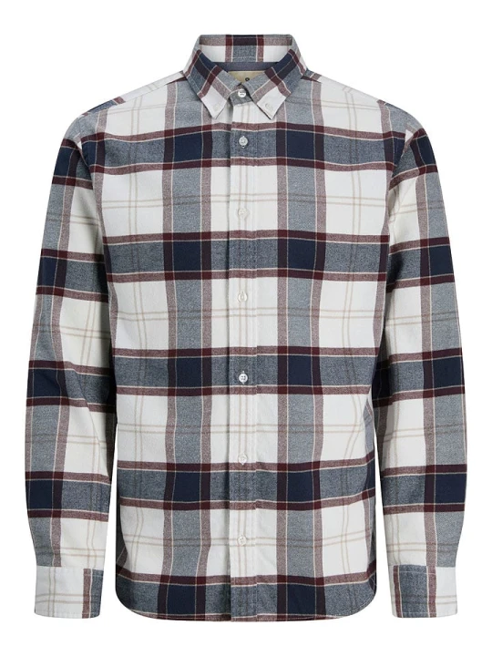 Zdjęcie produktu Jack & Jones Koszula - Regular fit - w kolorze biało-granatowym rozmiar: XL