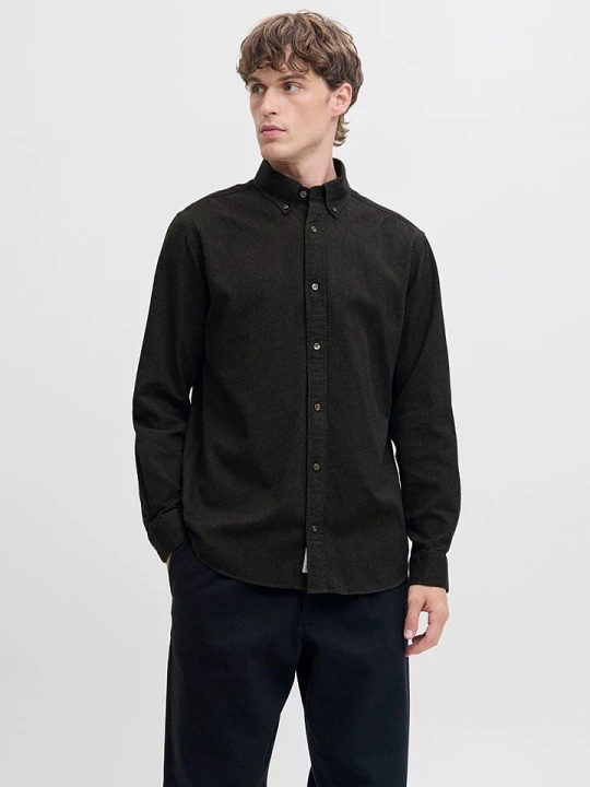 Zdjęcie produktu Jack & Jones Koszula - Regular fit - w kolorze ciemnozielonym rozmiar: XL