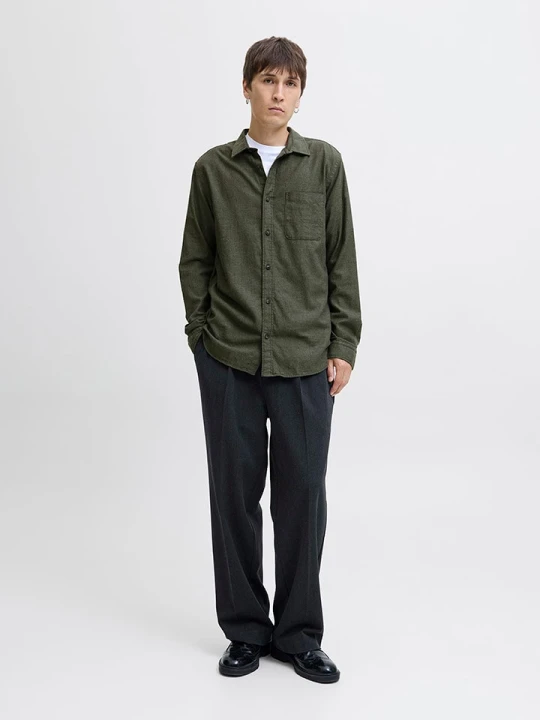 Zdjęcie produktu Jack & Jones Koszula - Regular fit - w kolorze khaki rozmiar: S