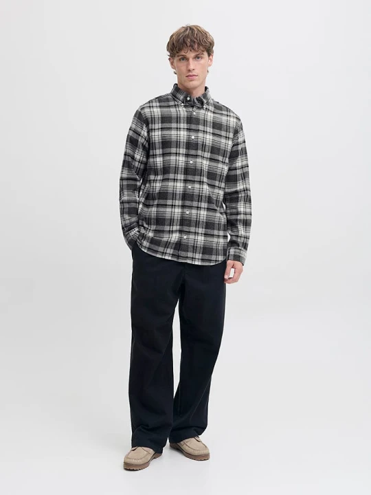 Zdjęcie produktu Jack & Jones Koszula - Regular fit - w kolorze szarym rozmiar: XXL