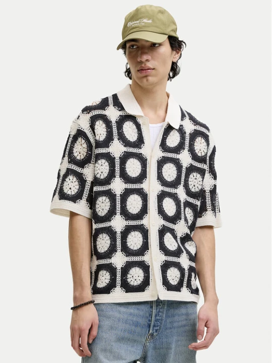 Zdjęcie produktu Jack & Jones Koszula Rorchard 12293276 Beżowy Loose Fit