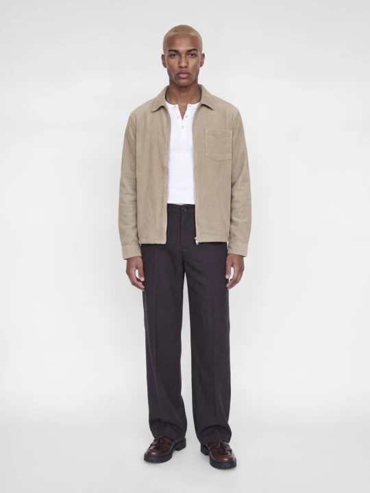 Zdjęcie produktu Jack & Jones koszula z sztruksu Mężczyźni Regular Fit Bawełna (100%) beżowy