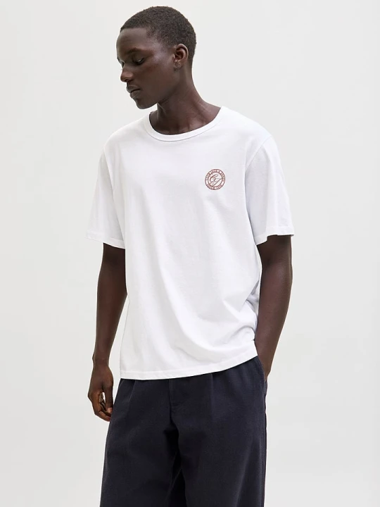 Zdjęcie produktu Jack & Jones Koszulka "Alliance" w kolorze białym rozmiar: XXL