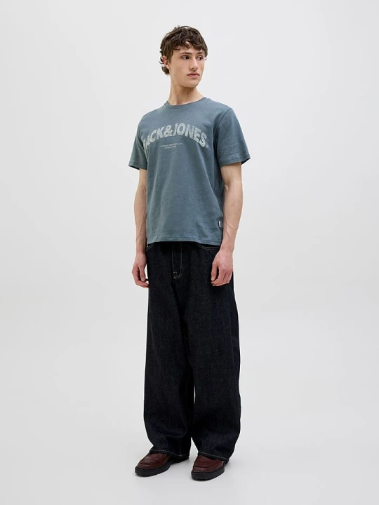 Zdjęcie produktu Jack & Jones Koszulka "Almeria" w kolorze niebieskim rozmiar: M