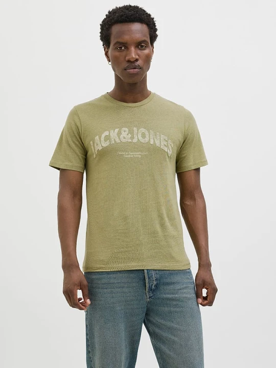 Zdjęcie produktu Jack & Jones Koszulka "Almeria" w kolorze zielonym rozmiar: M