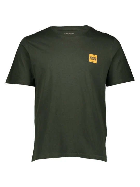 Zdjęcie produktu Jack & Jones Koszulka "Brandy" w kolorze khaki rozmiar: XL