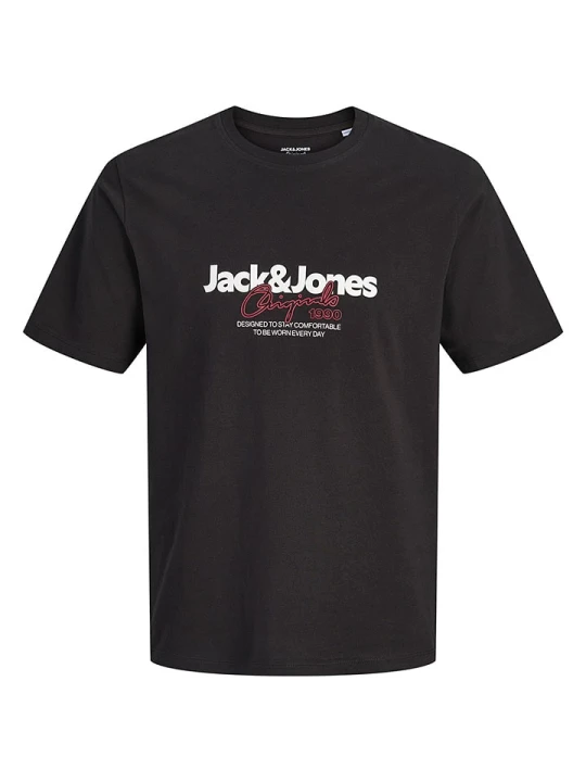Zdjęcie produktu Jack & Jones Koszulka "Cassis" w kolorze czarnym rozmiar: L