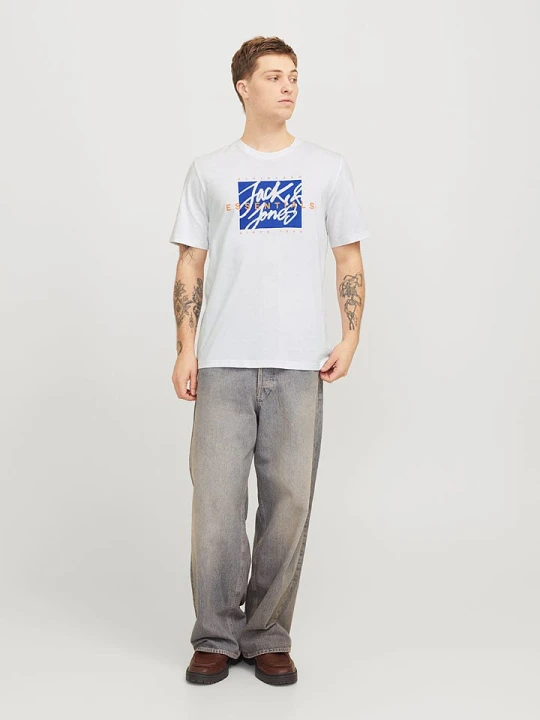 Zdjęcie produktu Jack & Jones Koszulka "Colton" w kolorze białym rozmiar: M
