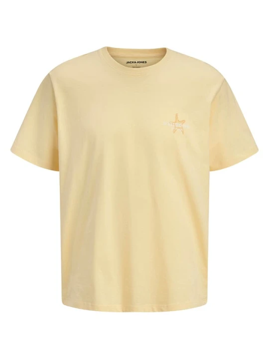 Zdjęcie produktu Jack & Jones Koszulka "Corals" w kolorze żółtym rozmiar: XL