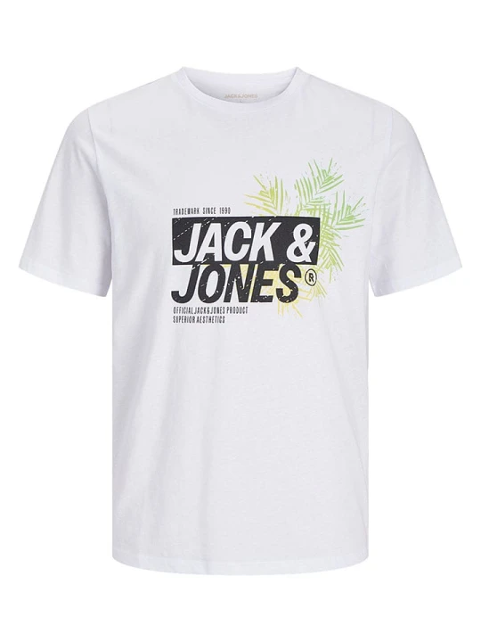Zdjęcie produktu Jack & Jones Koszulka "Jaxon" w kolorze białym rozmiar: M