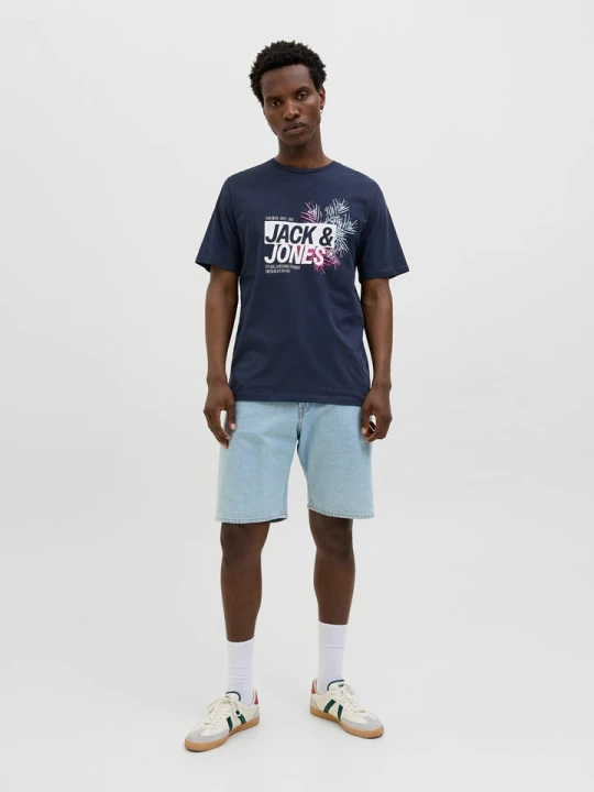 Zdjęcie produktu Jack & Jones Koszulka "Jaxon" w kolorze granatowym rozmiar: M