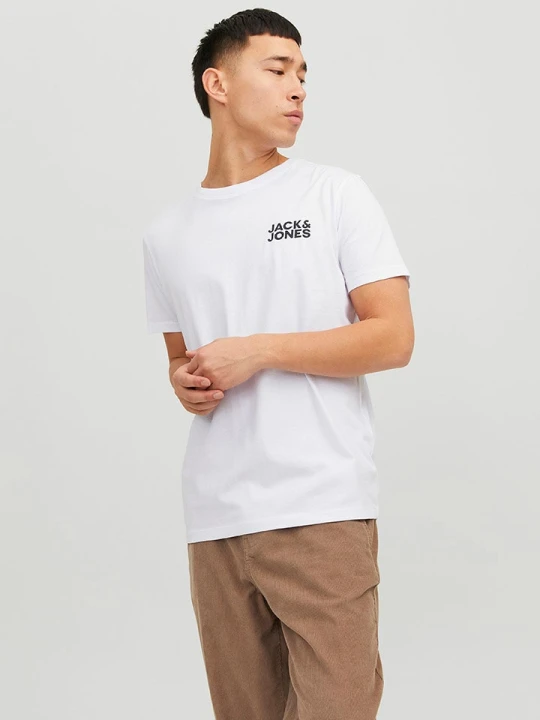 Zdjęcie produktu Jack & Jones Koszulka "Jjecorp" w kolorze białym rozmiar: XXL