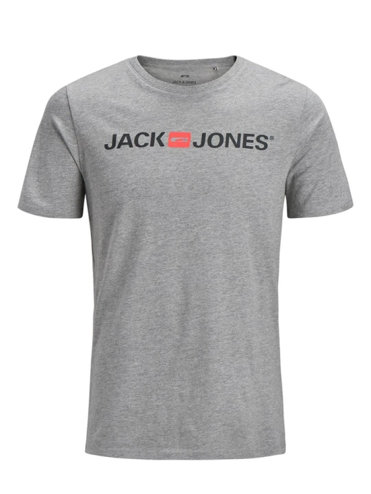 Zdjęcie produktu Jack & Jones Koszulka "JJECORP" w kolorze szarym rozmiar: M