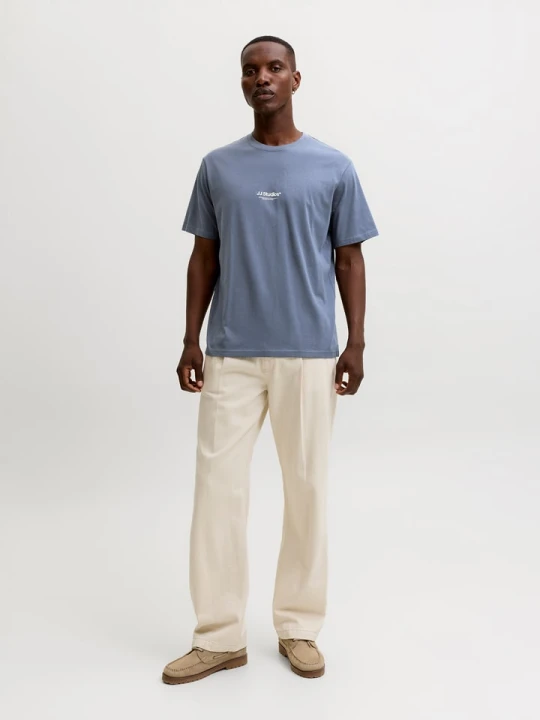 Zdjęcie produktu Jack & Jones Koszulka "Jjesoho" w kolorze niebieskim rozmiar: L
