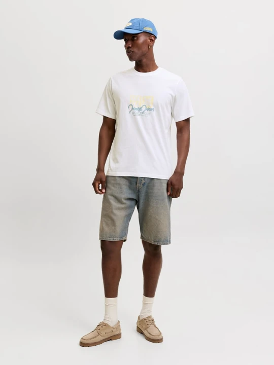 Zdjęcie produktu Jack & Jones Koszulka "Jorriviera" w kolorze białym rozmiar: XXL