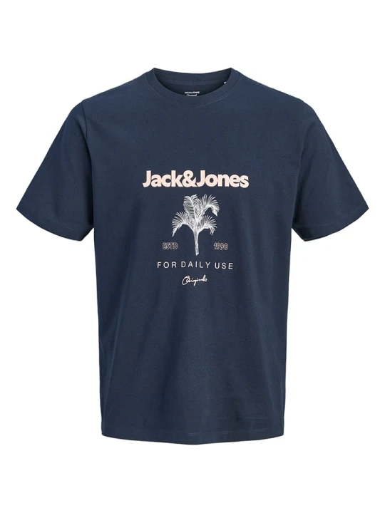 Zdjęcie produktu Jack & Jones Koszulka "Jorriviera" w kolorze granatowym rozmiar: XXL