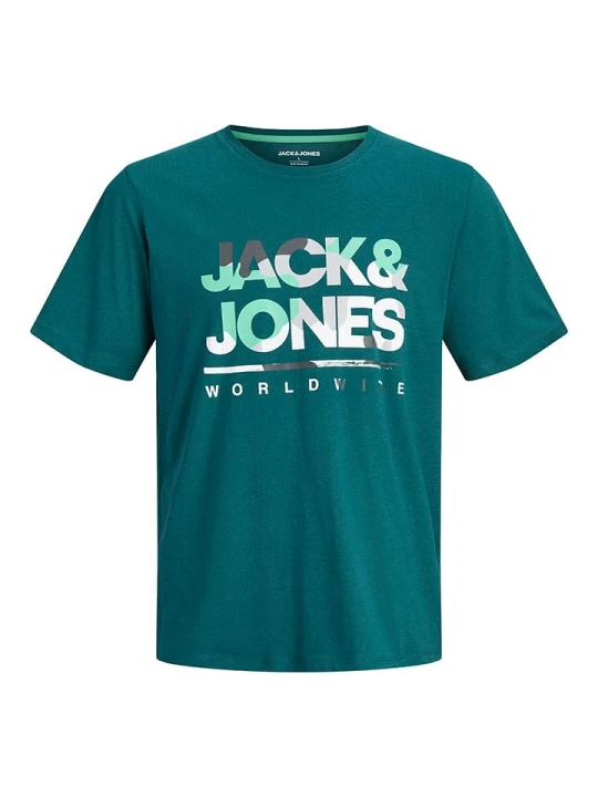 Zdjęcie produktu Jack & Jones Koszulka "Luke" w kolorze turkusowym rozmiar: S