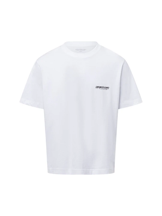 Zdjęcie produktu Jack & Jones Koszulka - JCOUnion Mężczyźni Bawełna biały